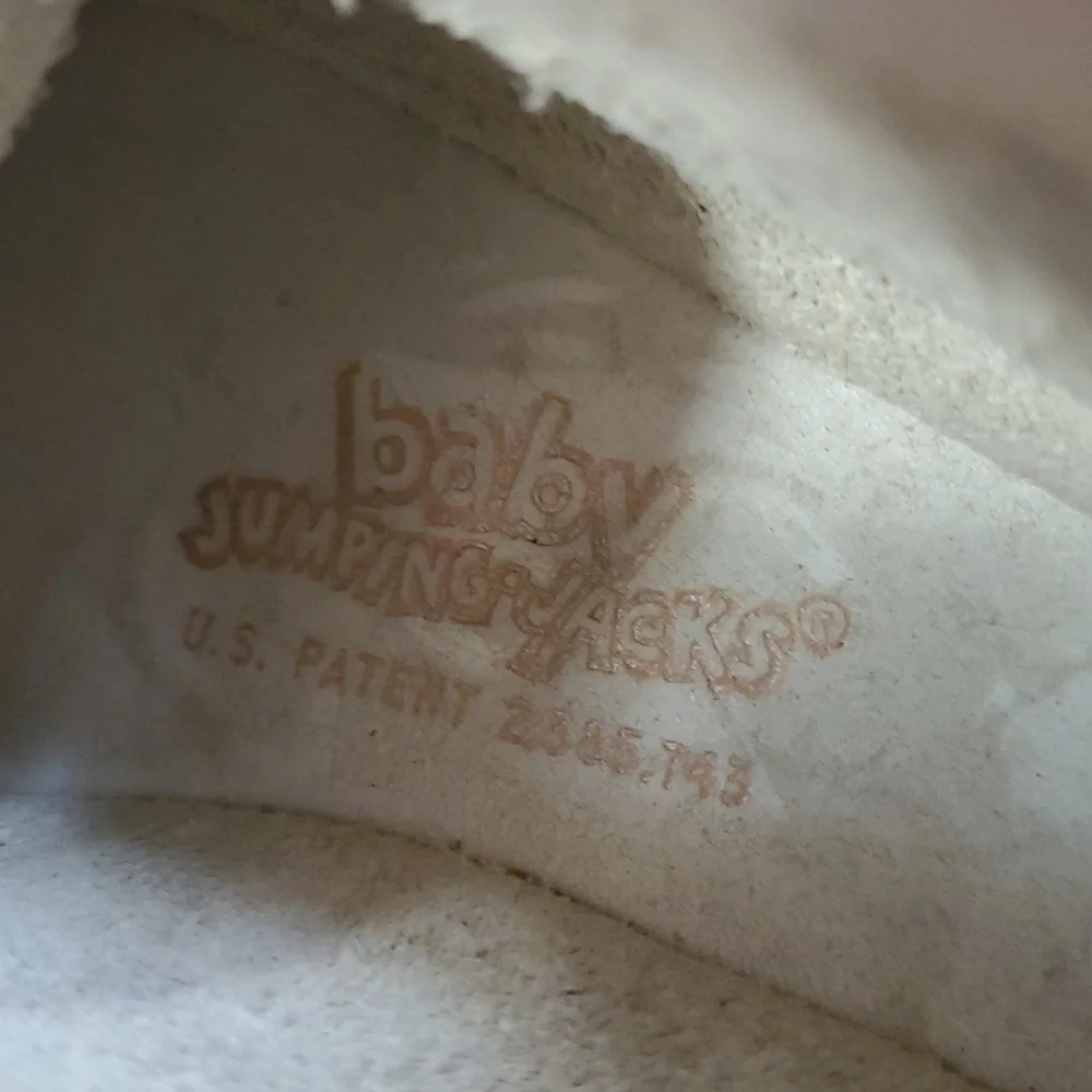 Baby Jumping Jacks Vintage White Shoes